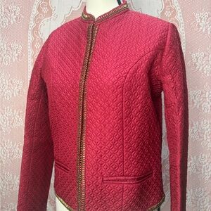 April Cornell Silk Quilted Jacket NWT Sz XS - Romantic Boho